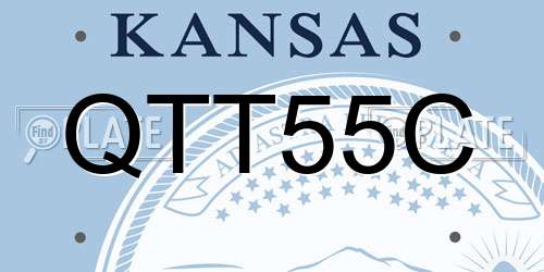 QTT55C Kansas License Plate