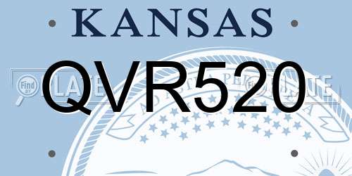 QVR520 Kansas License Plate