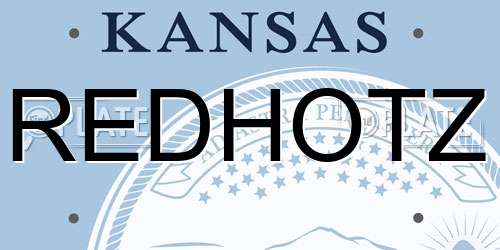 REDHOTZ Kansas License Plate