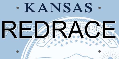 REDRACE Kansas License Plate