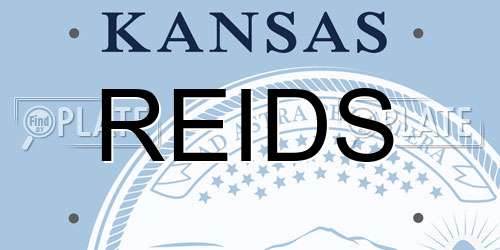 REIDS Kansas License Plate