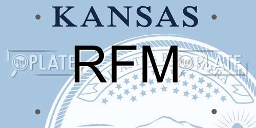 RFM Kansas License Plate