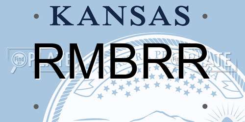 RMBRR Kansas License Plate