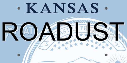 ROADUST Kansas License Plate