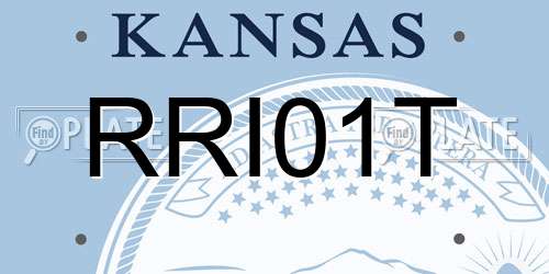 RRI01T Kansas License Plate