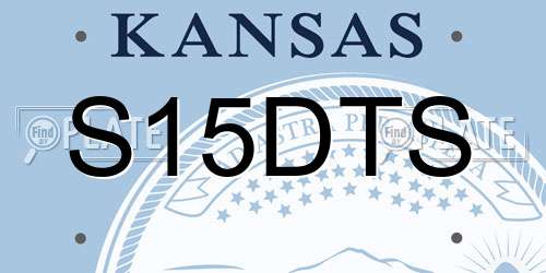 S15DTS Kansas License Plate