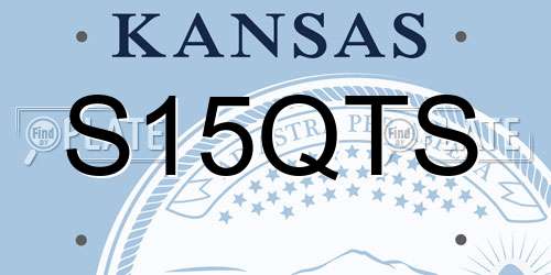 S15QTS Kansas License Plate