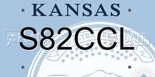 S82CCL Kansas License Plate