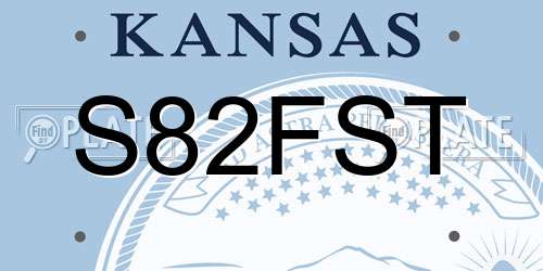 S82FST Kansas License Plate