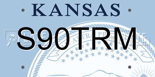 S90TRM Kansas License Plate