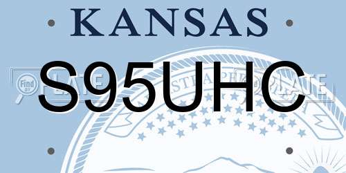 S95UHC Kansas License Plate