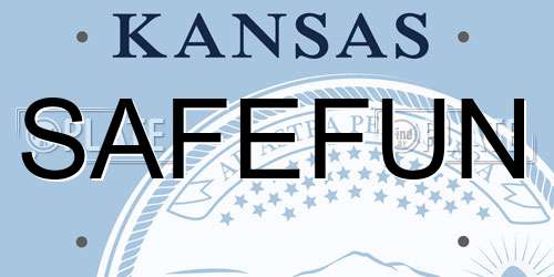 SAFEFUN Kansas License Plate