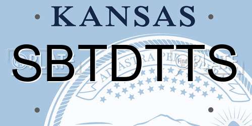 SBTDTTS Kansas License Plate