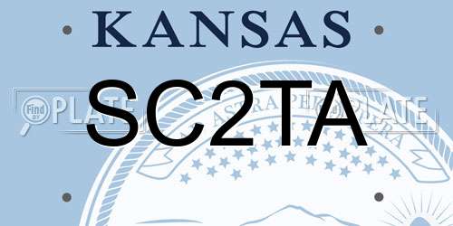 SC2TA Kansas License Plate