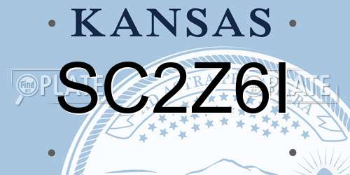 SC2Z6I Kansas License Plate
