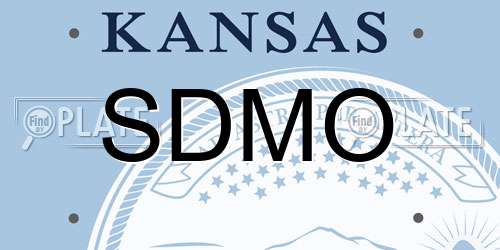 SDMO Kansas License Plate