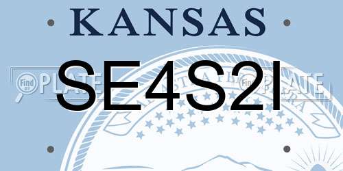 SE4S2I Kansas License Plate