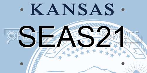 SEAS21 Kansas License Plate