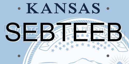 SEBTEEB Kansas License Plate