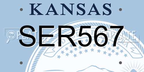 SER567 Kansas License Plate