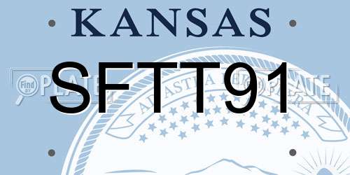 SFTT91 Kansas License Plate