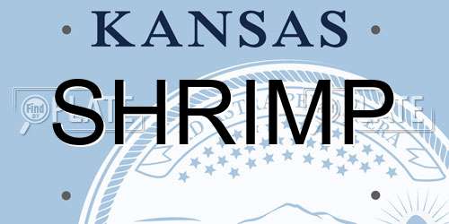 SHRIMP Kansas License Plate