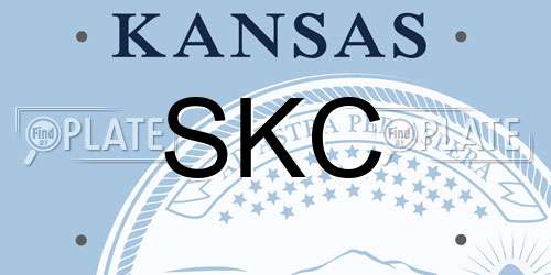SKC Kansas License Plate
