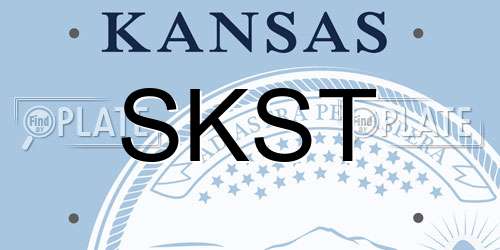 SKST Kansas License Plate