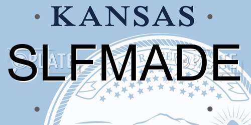 SLFMADE Kansas License Plate