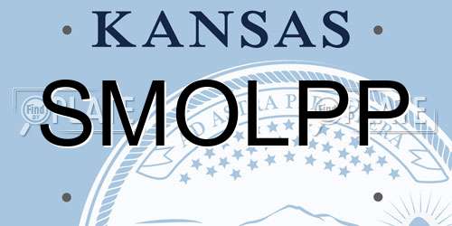 SMOLPP Kansas License Plate