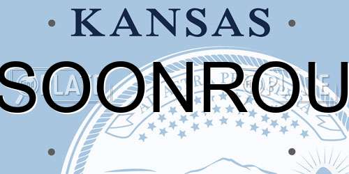 SOONROU Kansas License Plate