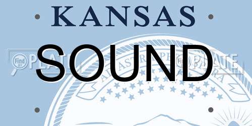 SOUND Kansas License Plate
