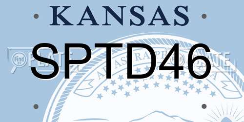 SPTD46 Kansas License Plate