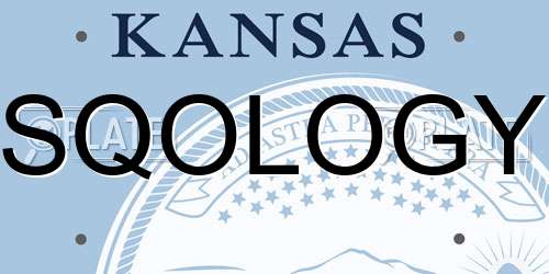 SQOLOGY Kansas License Plate