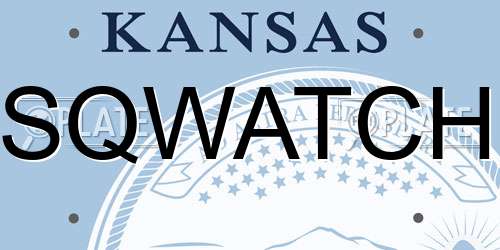 SQWATCH Kansas License Plate