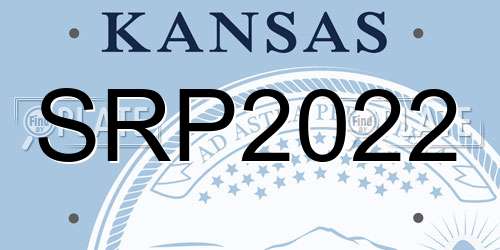 SRP2022 Kansas License Plate