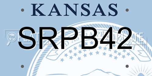 SRPB42 Kansas License Plate
