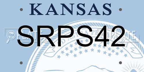SRPS42 Kansas License Plate