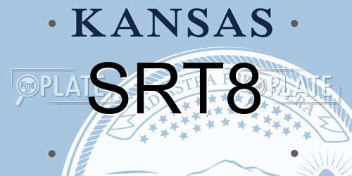 SRT8 Kansas License Plate