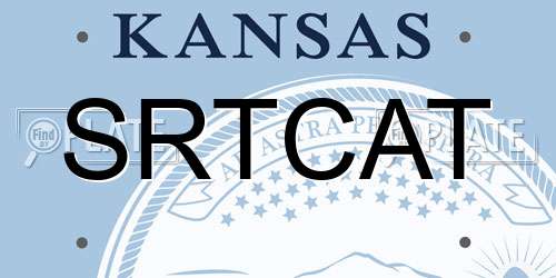 SRTCAT Kansas License Plate