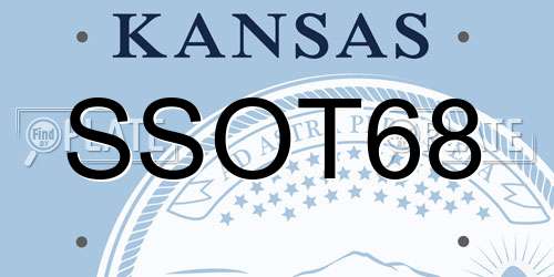 SSOT68 Kansas License Plate