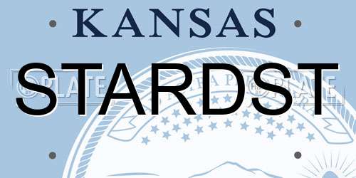 STARDST Kansas License Plate