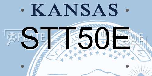 STT50E Kansas License Plate