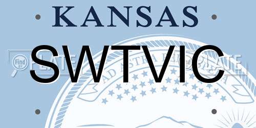 SWTVIC Kansas License Plate