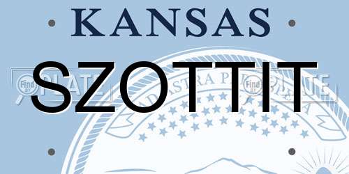 SZOTTIT Kansas License Plate