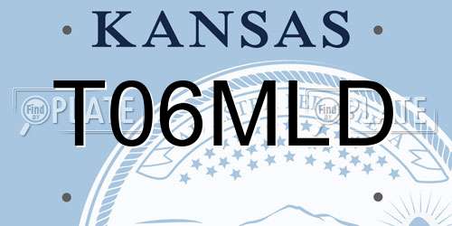 T06MLD Kansas License Plate