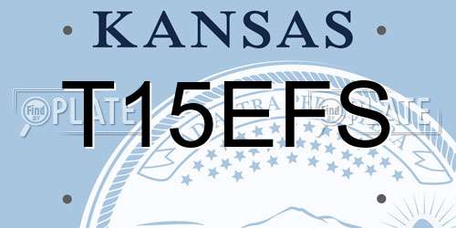 T15EFS Kansas License Plate