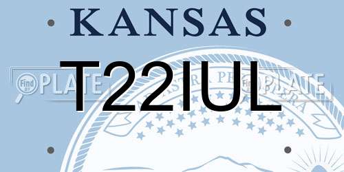 T22IUL Kansas License Plate