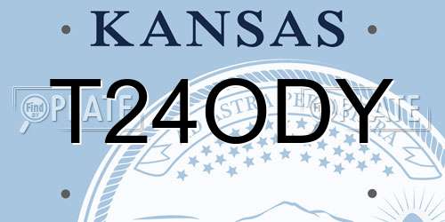 T24ODY Kansas License Plate