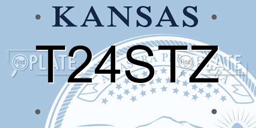 T24STZ Kansas License Plate